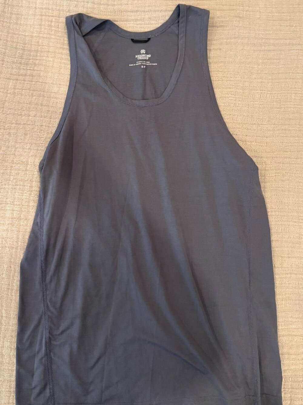 Reigning Champ Deltapeak 90 Training Tank Carbon (Grey) Small